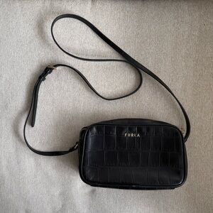 Furla Black Crossbody Bag